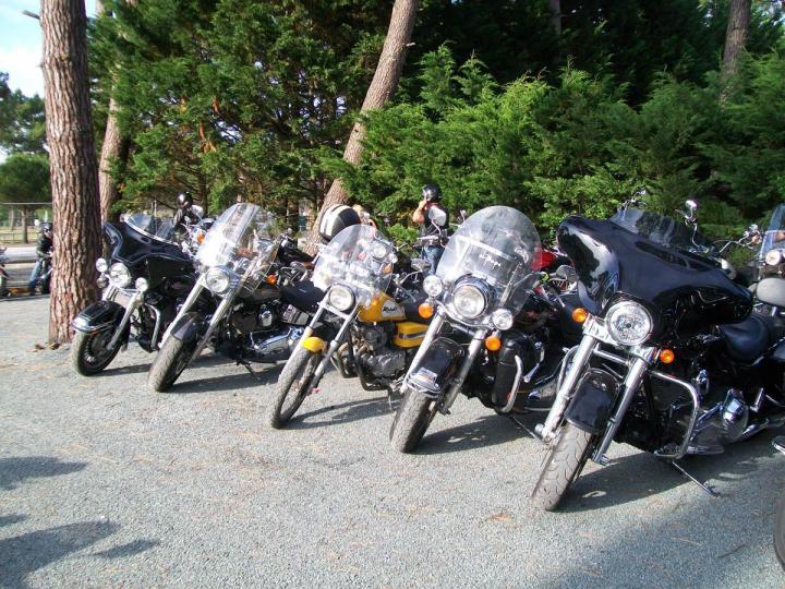 Des photos de motards